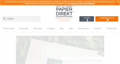 Desktop Screenshot of papierdirekt.de