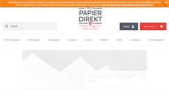 Desktop Screenshot of papierdirekt.ch